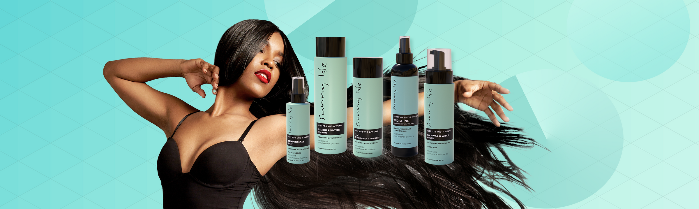 Sunny Isle Wig & Weave Collection Banner