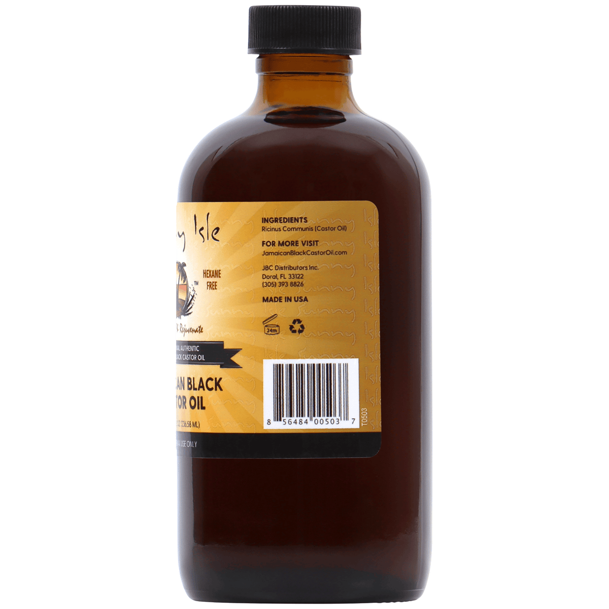 The Original Sunny Isle Jamaican Black Castor Oil 8oz