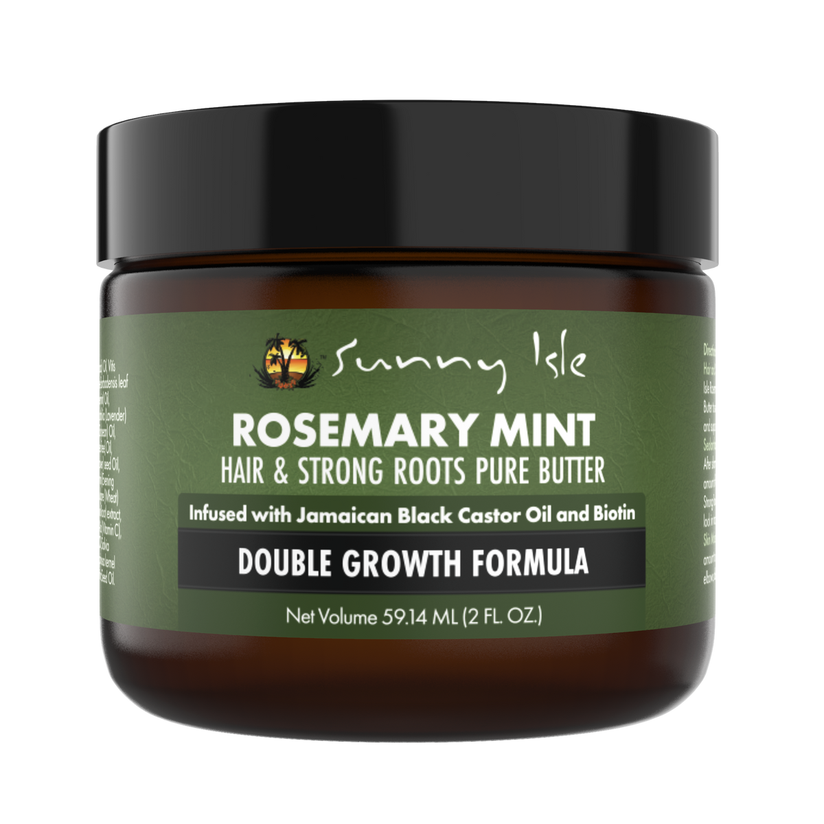 Rosemary Mint Hair and Strong Roots Butter 2oz Sunny Isle Sunny
