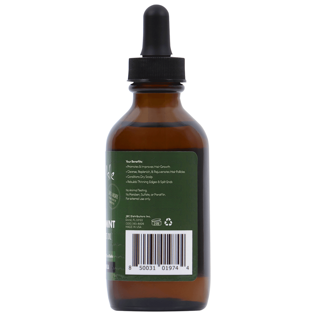 Rosemary Mint Hair and Strong Roots Oil 3oz Sunny Isle Sunny Isle