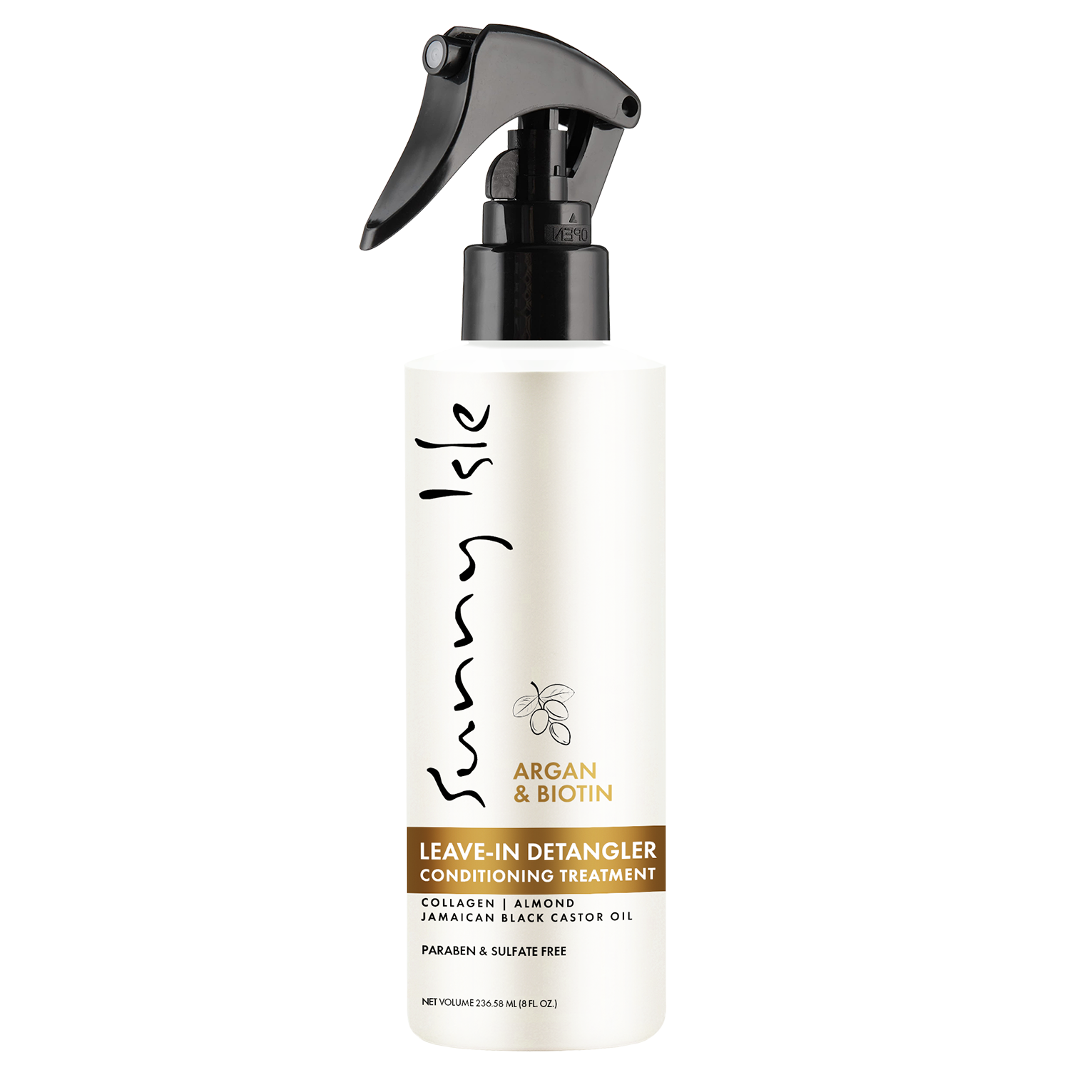 Argan and Biotin Leave-In Detangler 8oz with Almond Oil | Sunny