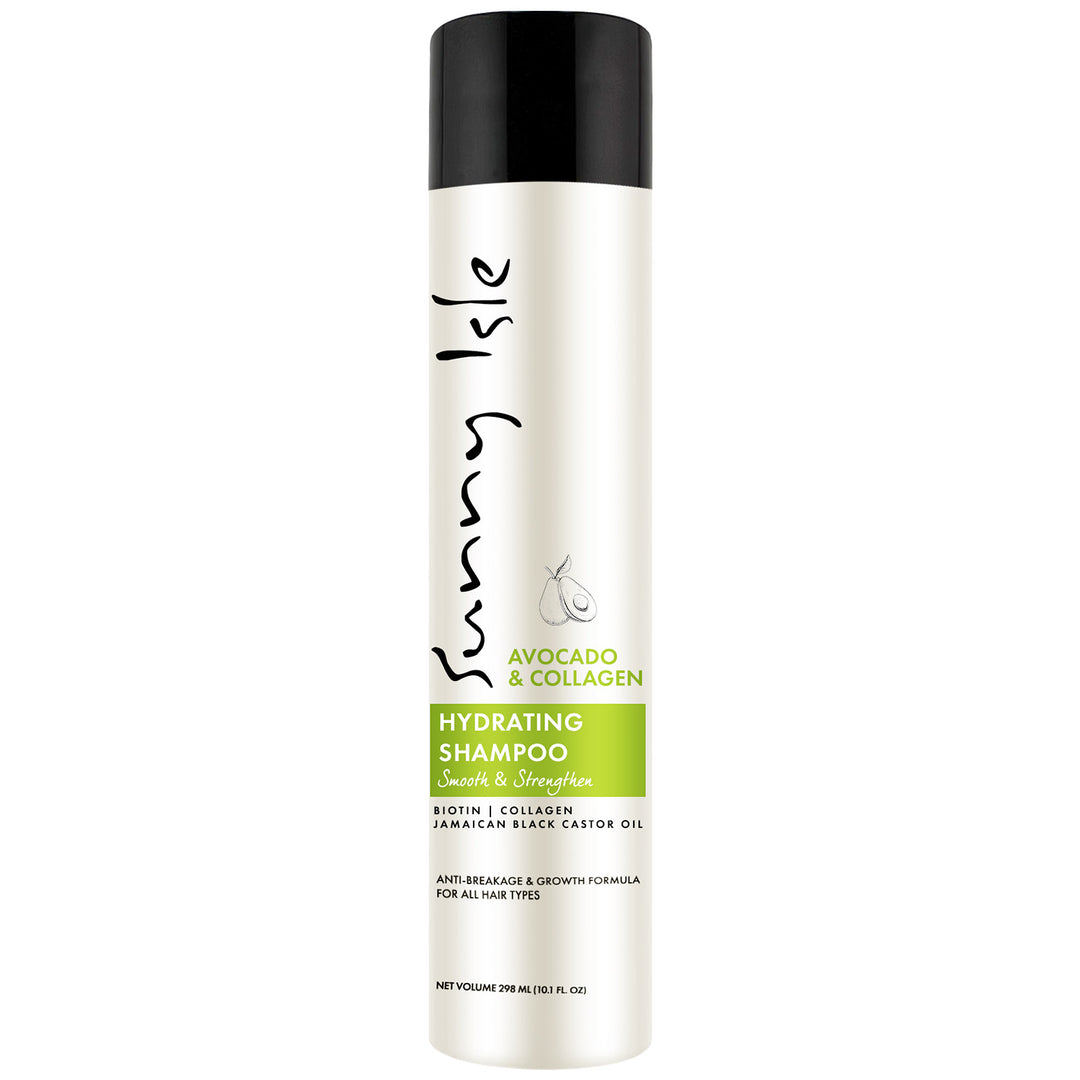 Sunny Isle Avocado & Collagen Hydrating Shampoo 10.1oz with Biotin and Collagen