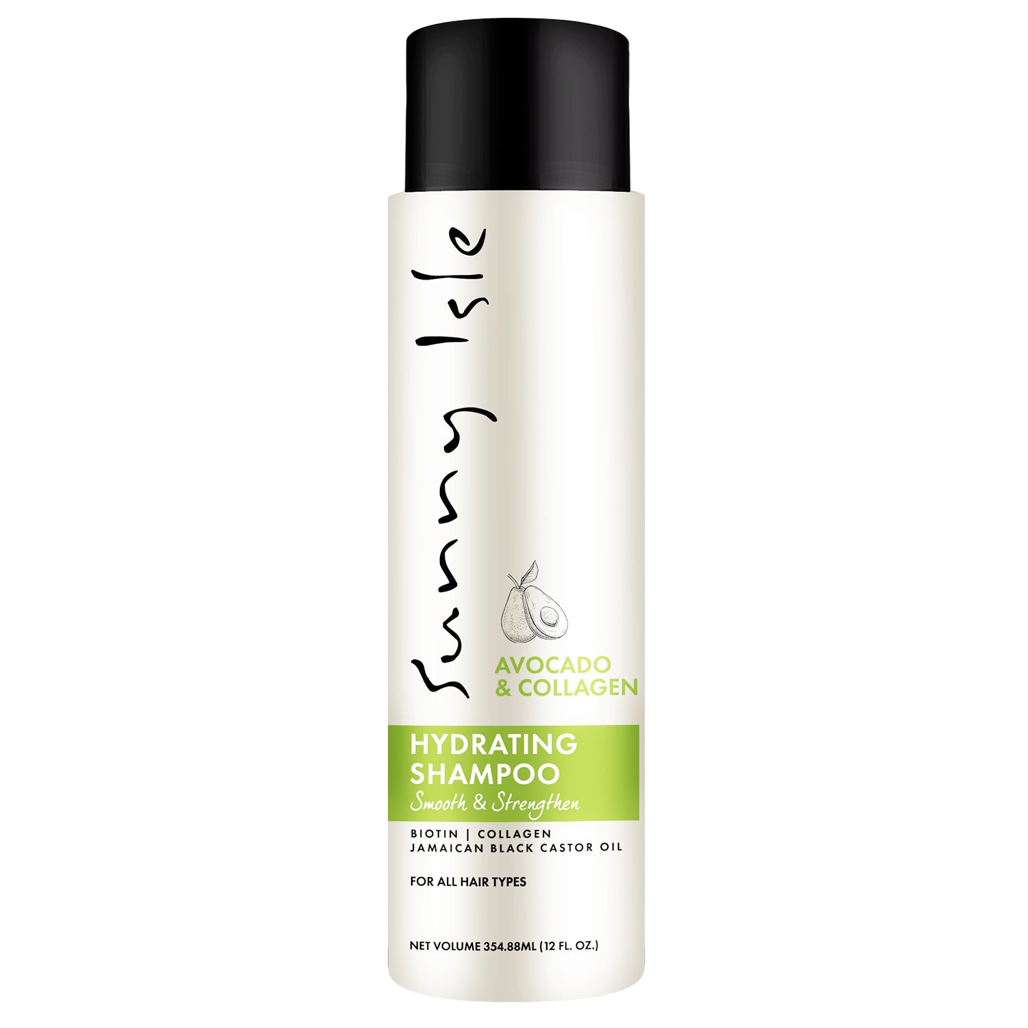 Avocado & Collagen Hydrating Shampoo 12oz | Sunny Isle – Sunny