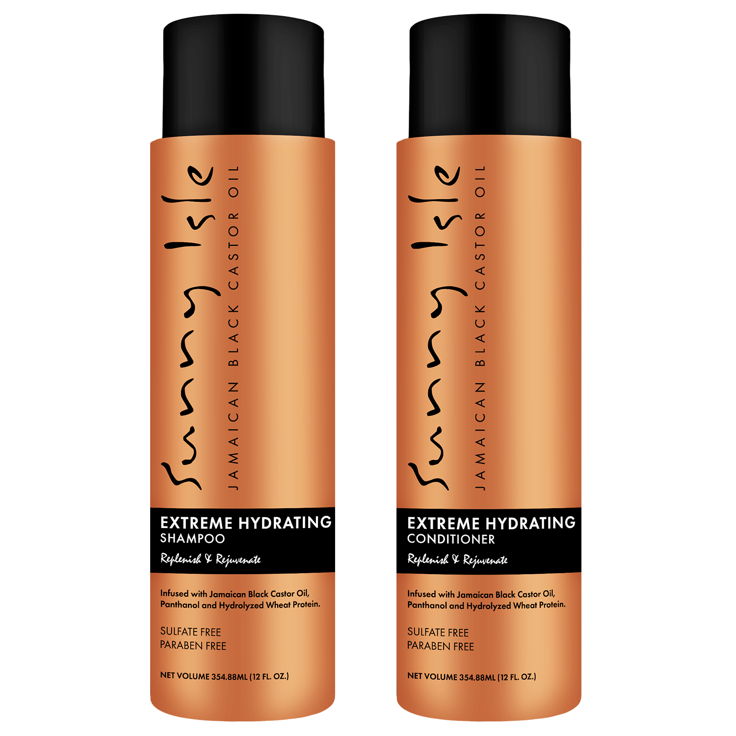 Extreme Hydrating Shampoo & Conditioner 12oz Bundle | Sunny Isle