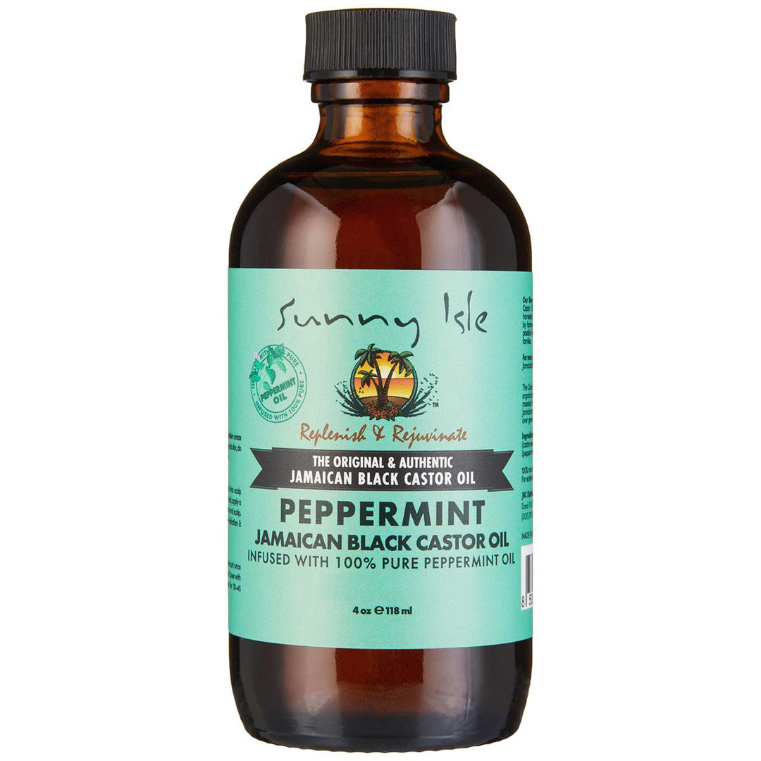Sunny Isle Jamaican Black Castor Oil with Peppermint 4 oz Media 1 of 3