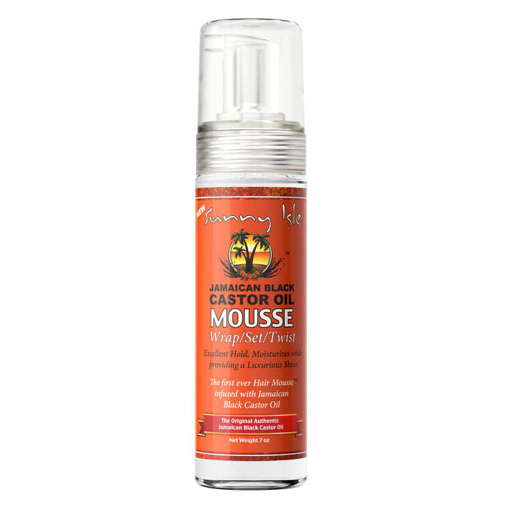Sunny Isle Jamaican Black Castor Oil Mousse Wrap Set Twist 7oz front