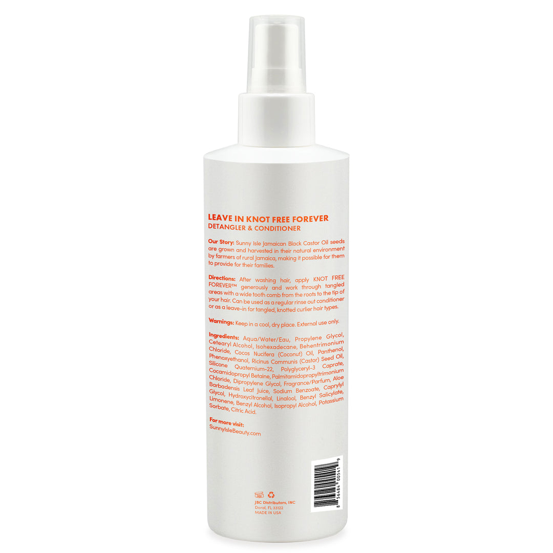 Sunny Isle Knot Free Forever Leave In Detangler Conditioner 8oz