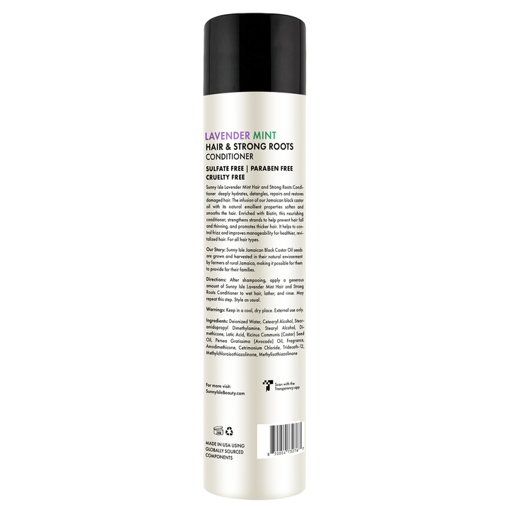Sunny Isle Lavender Mint Hair and Strong Roots Conditioner 10.1oz