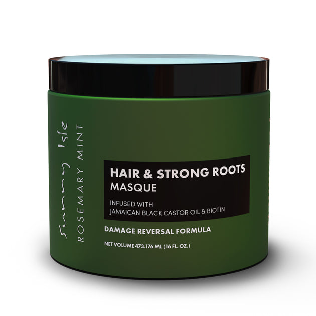 STRENGTHEN & NOURISH: Sunny Isle Rosemary Mint Hair & Strong Roots Oil is a  nutrient-rich, Biotin-infused and Jamaican Black Castor Oil…