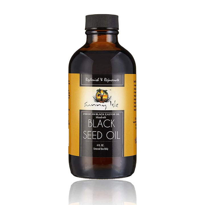 Sunny Isle Jamaican Black Castor Oil Infused with Black Seed Oil - 4oz