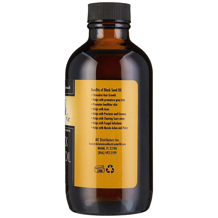 Sunny Isle Jamaican Black Castor Oil Infused with Black Seed Oil - 4oz