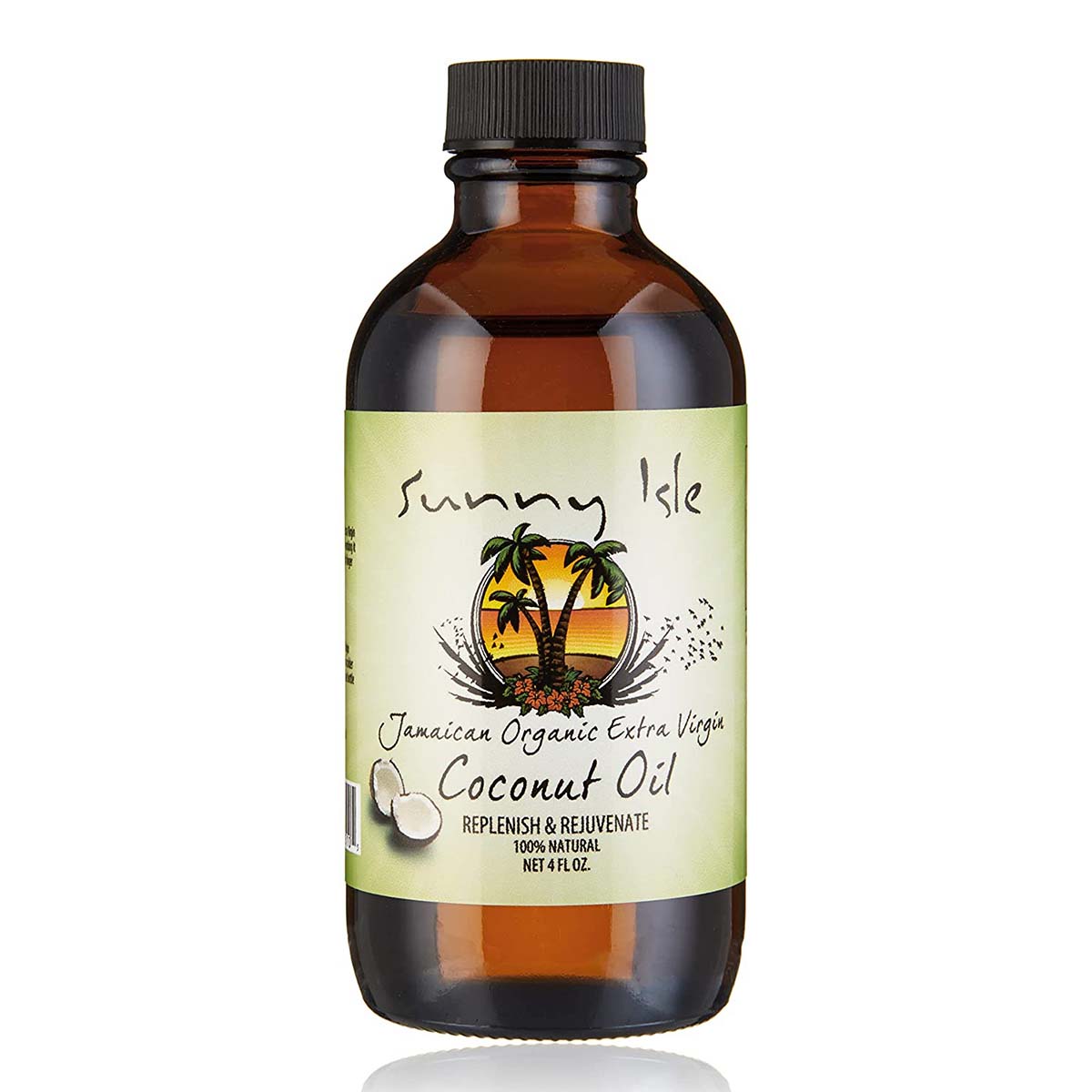 Sunny Isle Jamaican Organic Extra Virgin Coconut Oil 4oz – Sunny