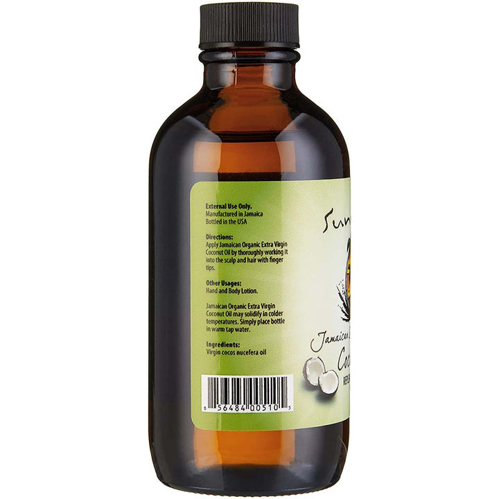 Sunny Isle Jamaican Organic Extra Virgin Coconut Oil 4oz