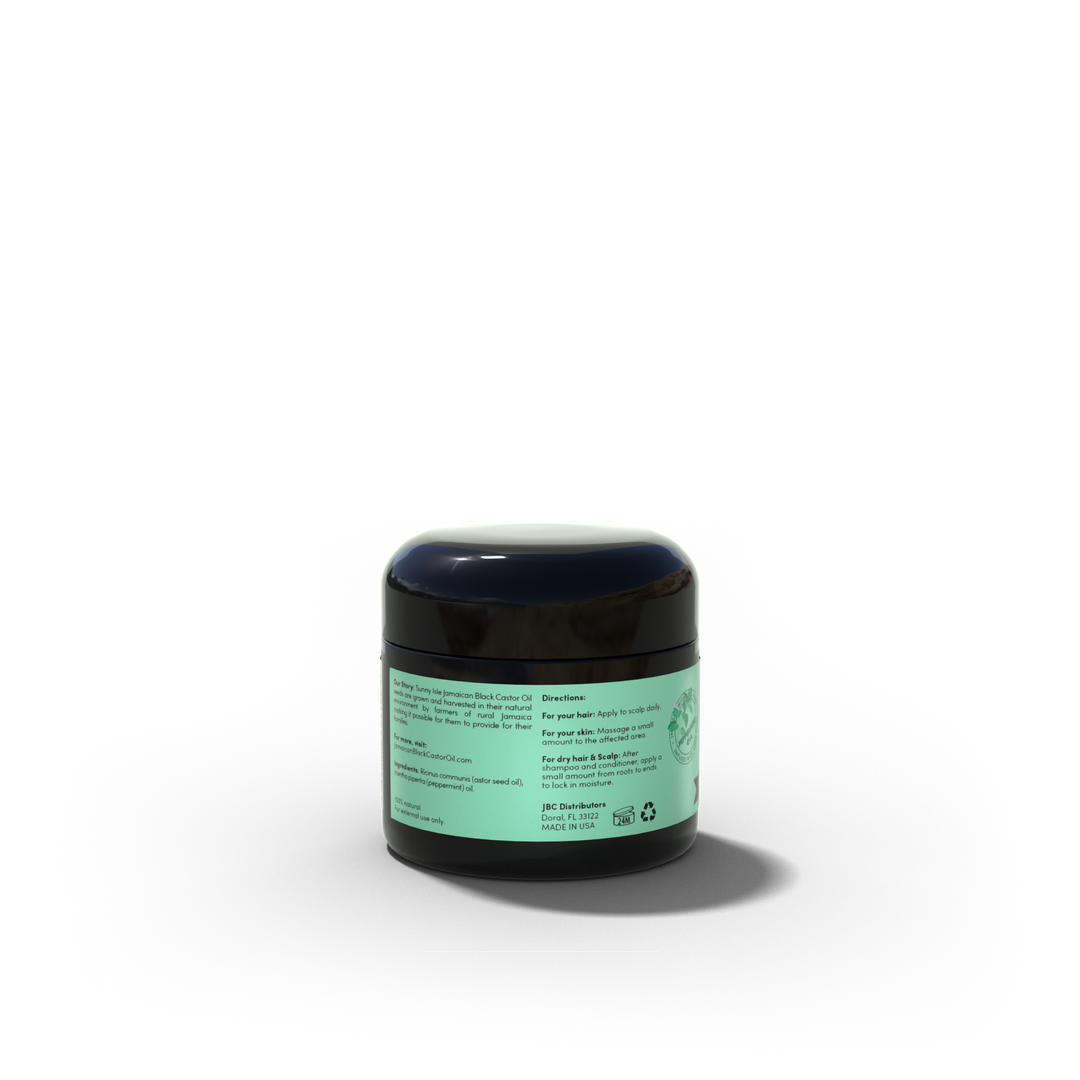 Sunny Isle Jamaican Black Castor Oil Pure Butter with Peppermint Oil