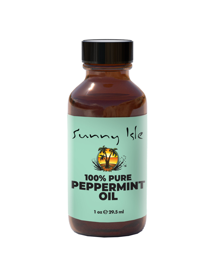 Sunny Isle Pure Peppermint Oil - 1oz