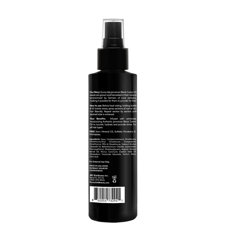 Sunny Isle Argan & Biotin Hydrating Shampoo, Conditioner Heat Protectant Bundle