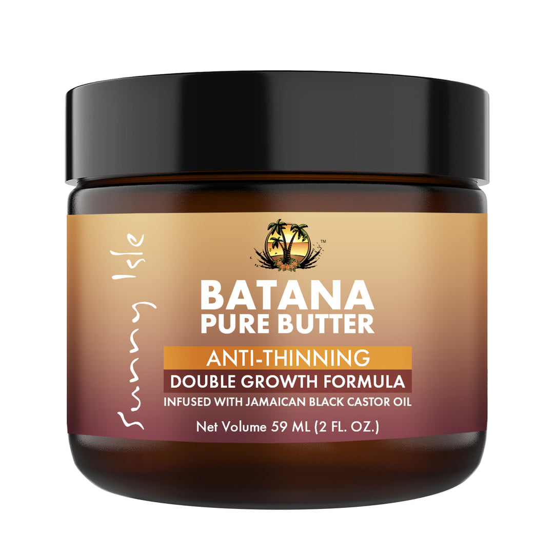 Sunny Isle Batana Anti-Thinning Pure Butter 2oz Infused with Jamaican Black Castor Oil