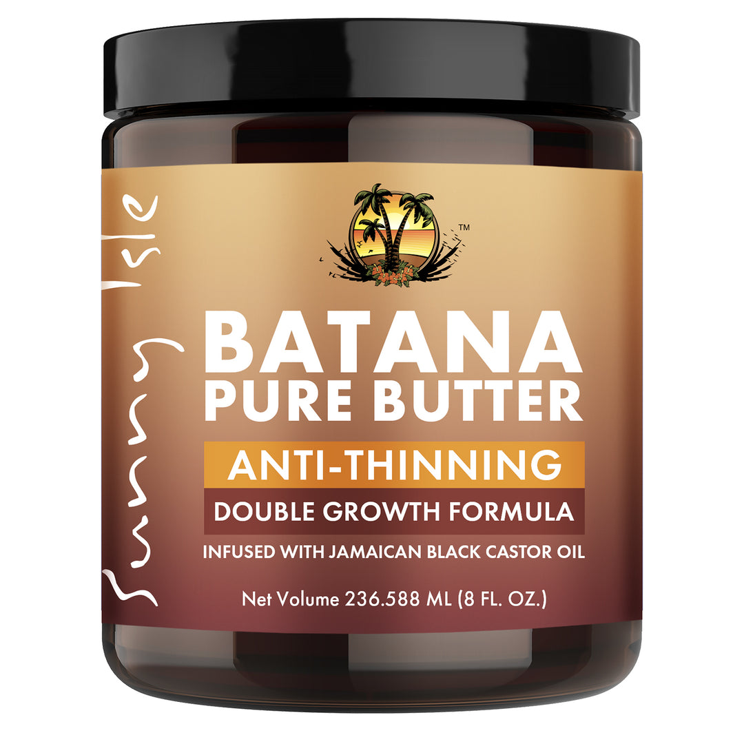 Sunny Isle Batana Anti-Thinning Pure Butter 8oz Infused with Jamaican Black Castor Oil