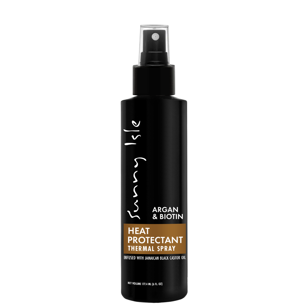 Argan & Biotin Heat Protectant Thermal Spray 6oz | Sunny Isle