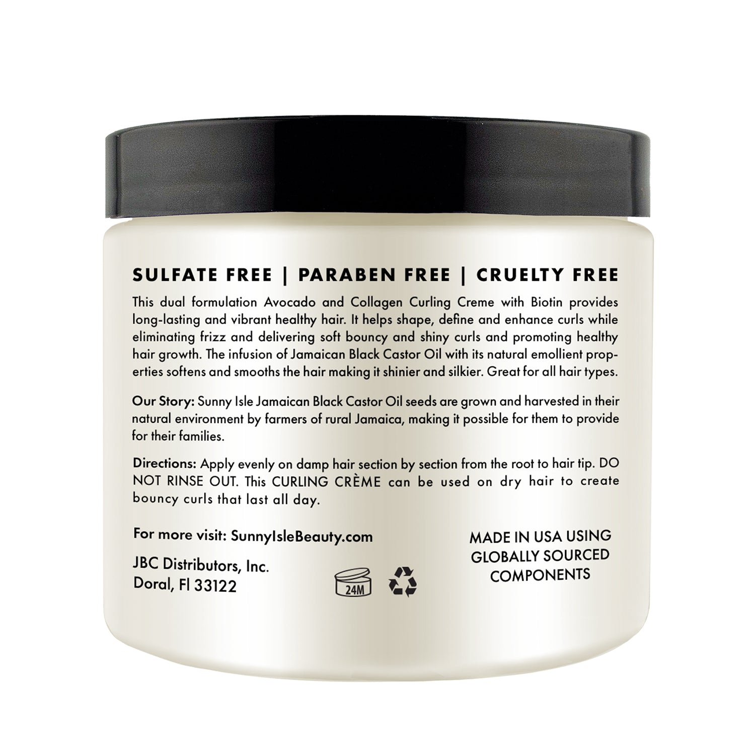 Avocado & Collagen Curling Crème 16oz | Sunny Isle – Sunny Isle