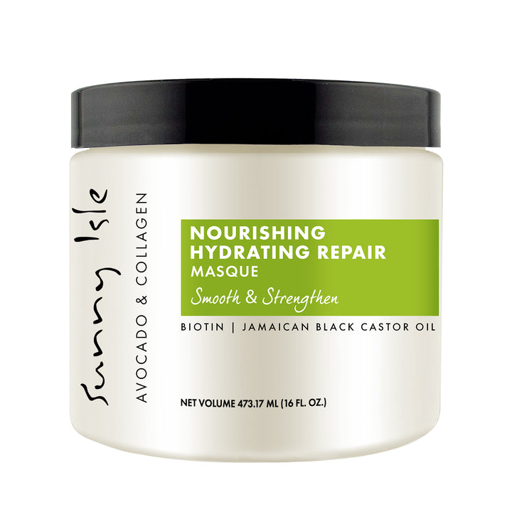 Sunny Isle Avocado & Collagen Nourishing Hydrating Repair Masque 16oz
