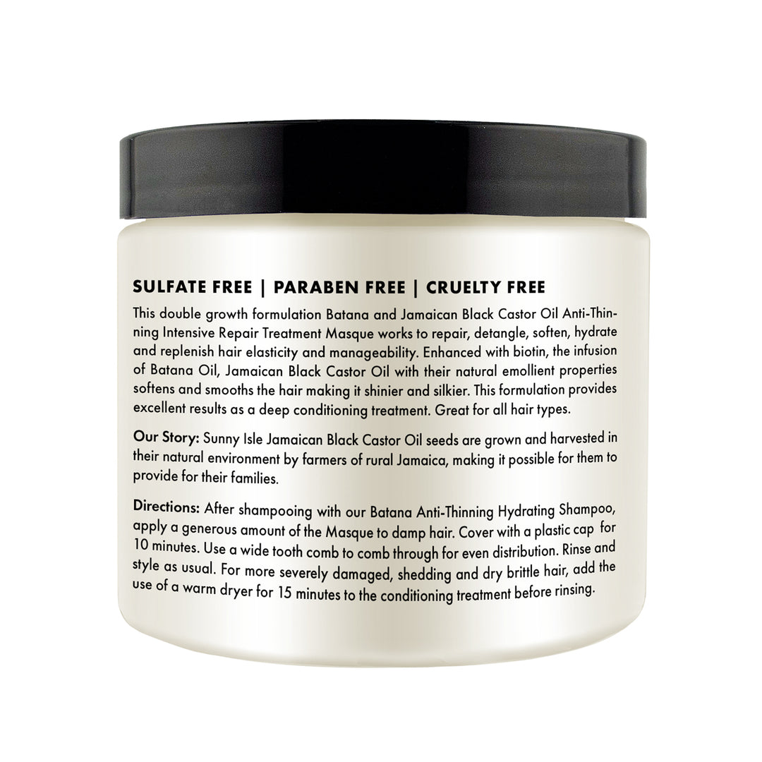 Sunny Isle Batana Anti-Thinning Intensive Repair Masque 16oz