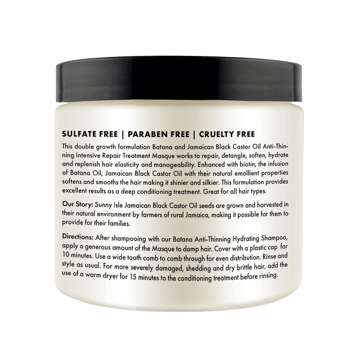 Sunny Isle Batana Anti-Thinning Intensive Repair Masque 16oz