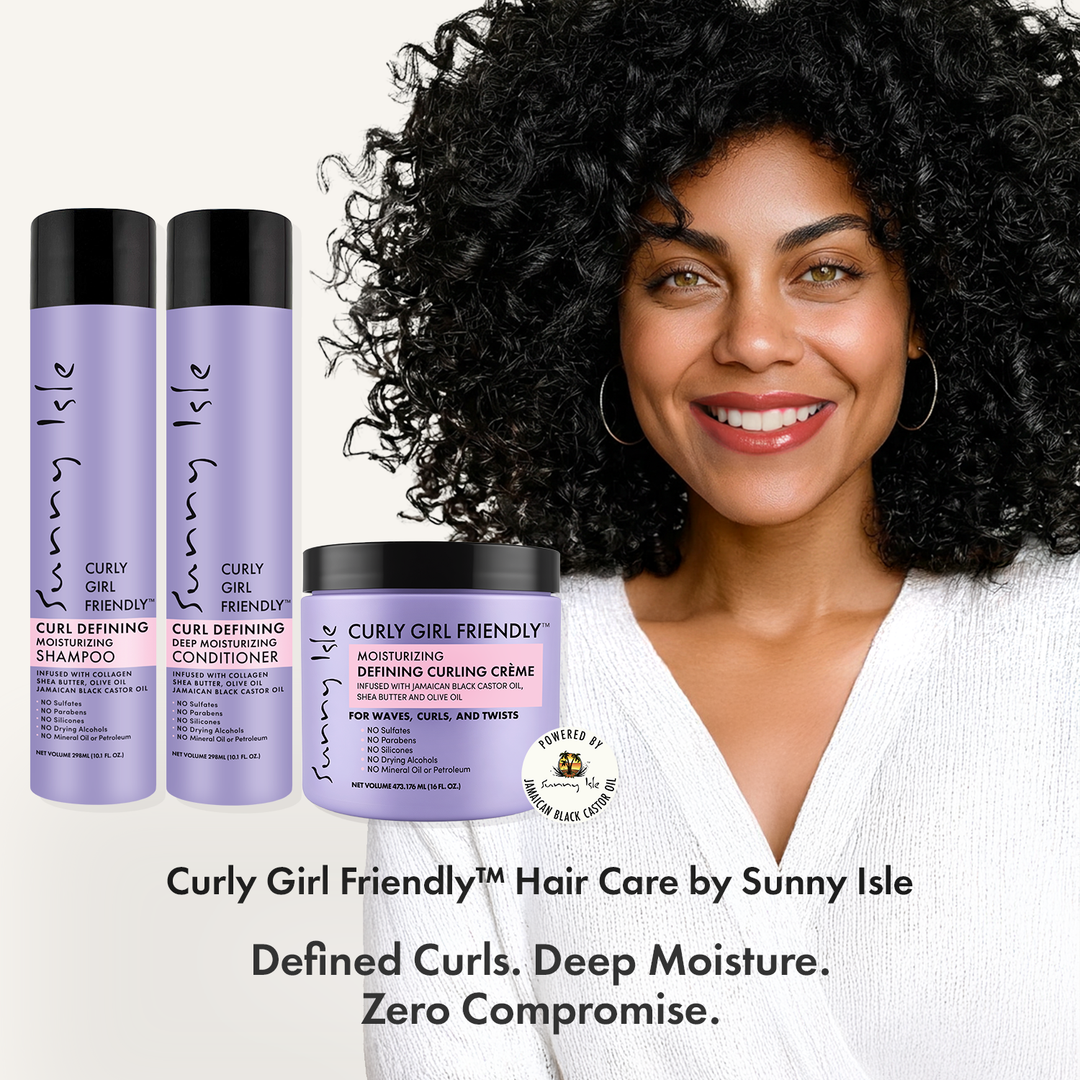 Sunny Isle Curly Girl Friendly™ 5-Step Curl Routine Bundle