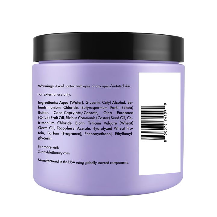 Sunny Isle Curly Girl Friendly Intensive Repair Masque 16oz Ingredients