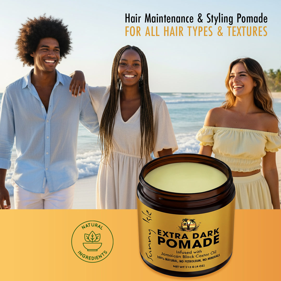 Sunny Isle Extra Dark Jamaican Black Castor Oil Hair Food Pomade