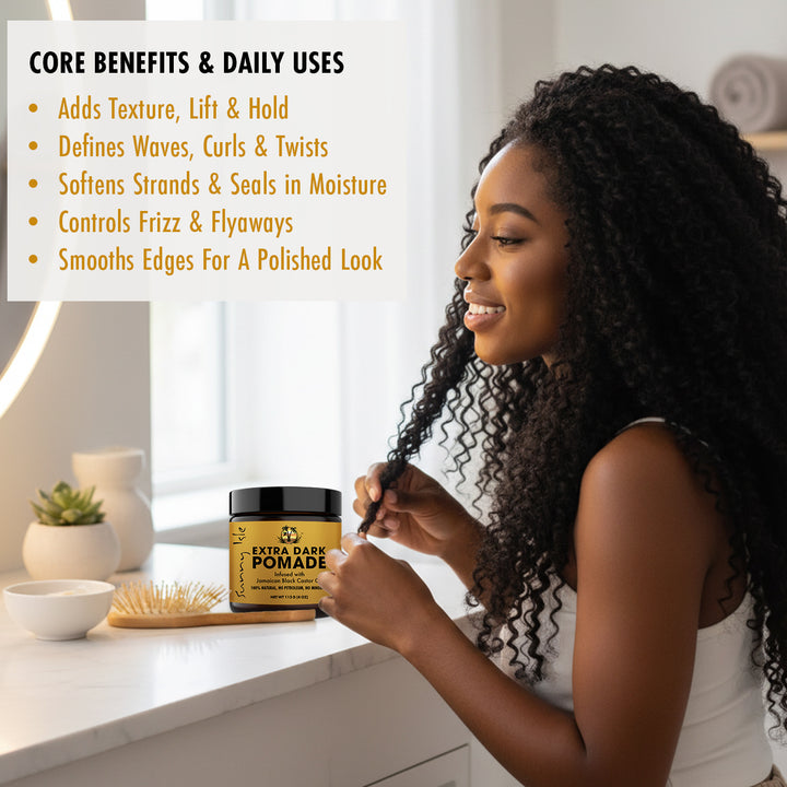Sunny Isle Extra Dark Jamaican Black Castor Oil Hair Food Pomade