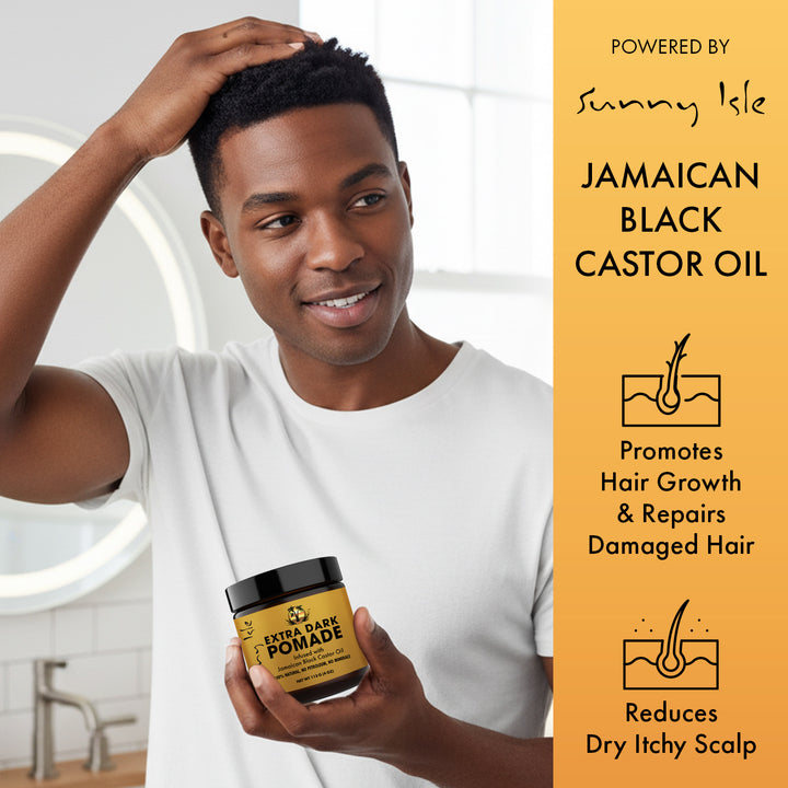 Sunny Isle Extra Dark Jamaican Black Castor Oil Hair Food Pomade