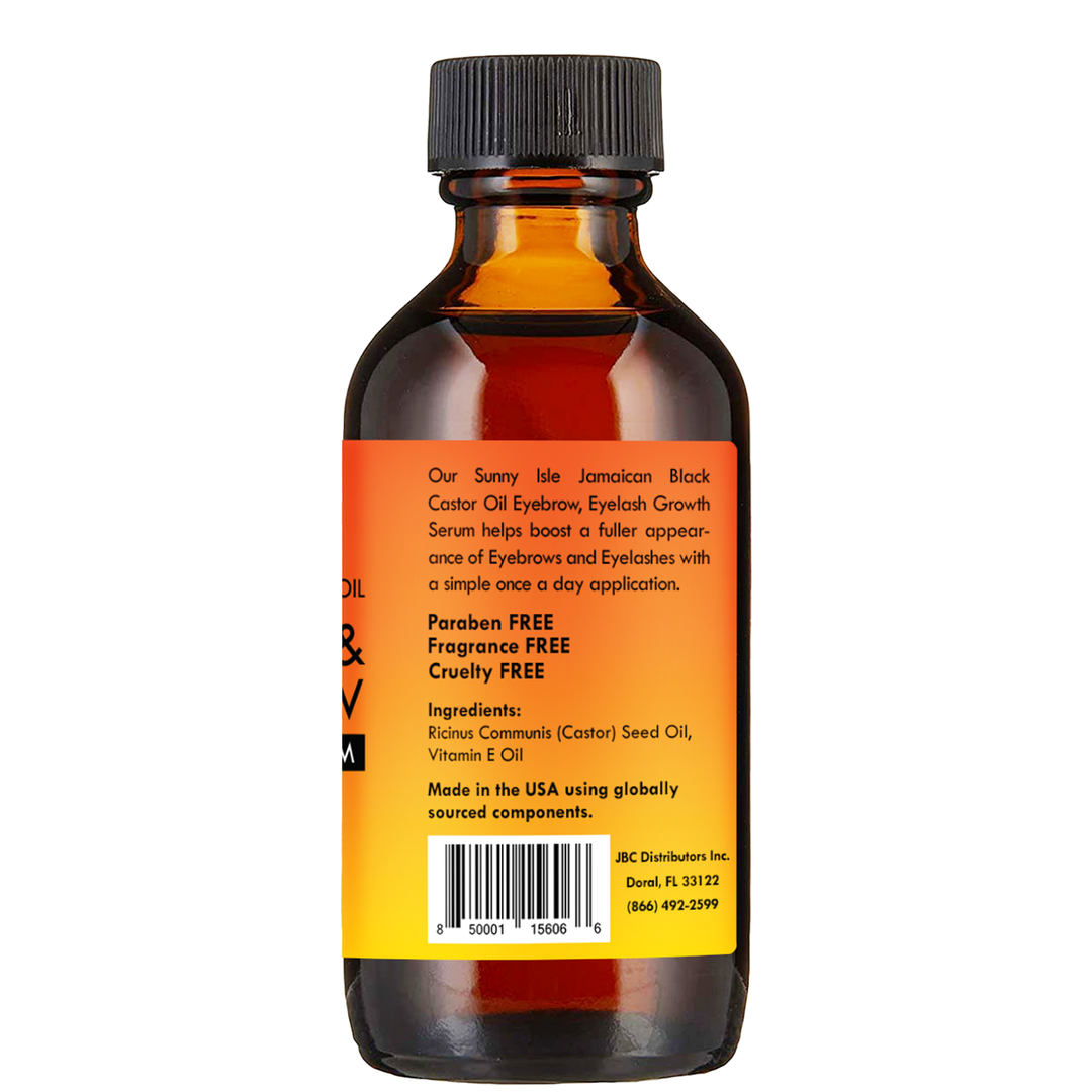 Sunny Isle Jamaican Black Castor Oil Eyebrow & Eyelash Growth Serum