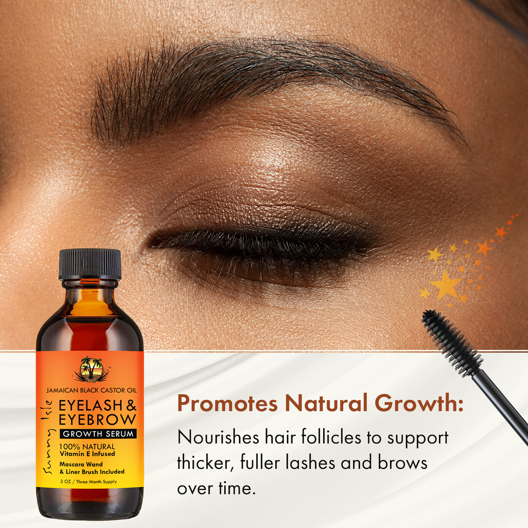 Sunny Isle Jamaican Black Castor Oil Eyebrow & Eyelash Growth Serum