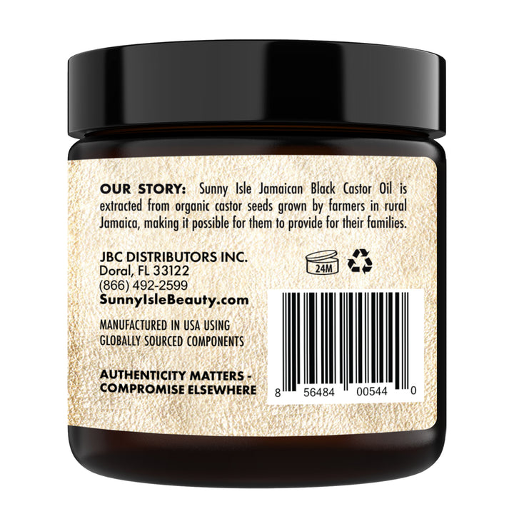 Sunny Isle Hair & Beard Balm Just For Men Pomade 4oz
