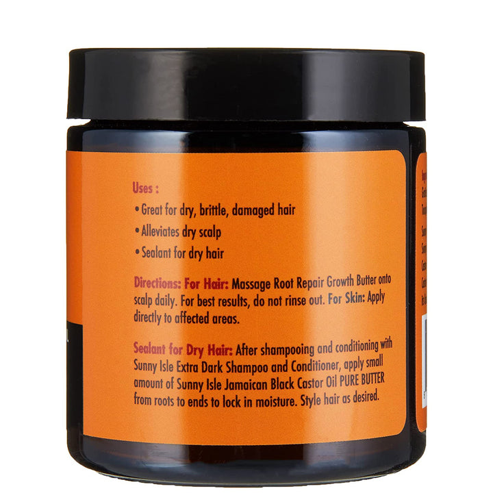 Sunny Isle Jamaican Black Castor Oil Root Repair Hair Growth Butter 4oz (2-Pack)