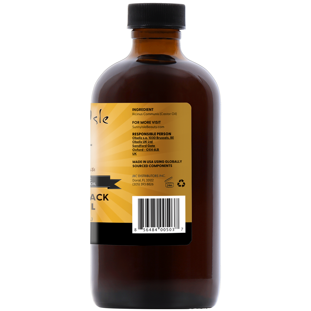 Sunny Isle Jamaican Black Castor Oil 8oz Original right