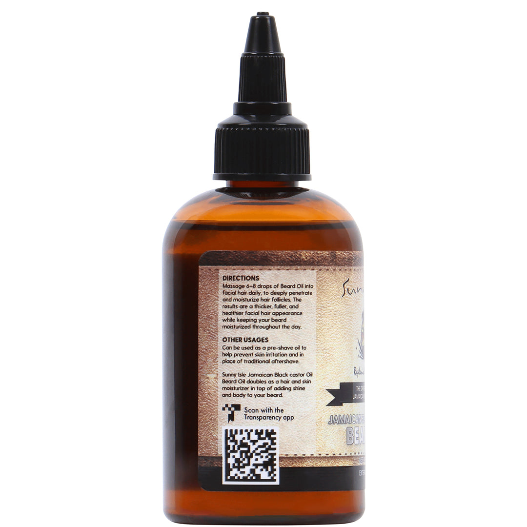 Sunny Isle Jamaican Black Castor Oil Beard Oil 4oz 2-Pack