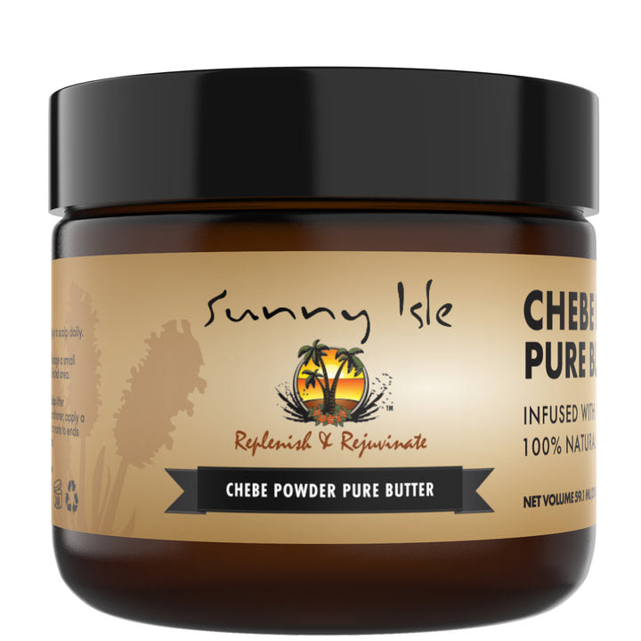 Sunny Isle Jamaican Black Castor Oil Pure Butter with Chebe Powder 2oz front