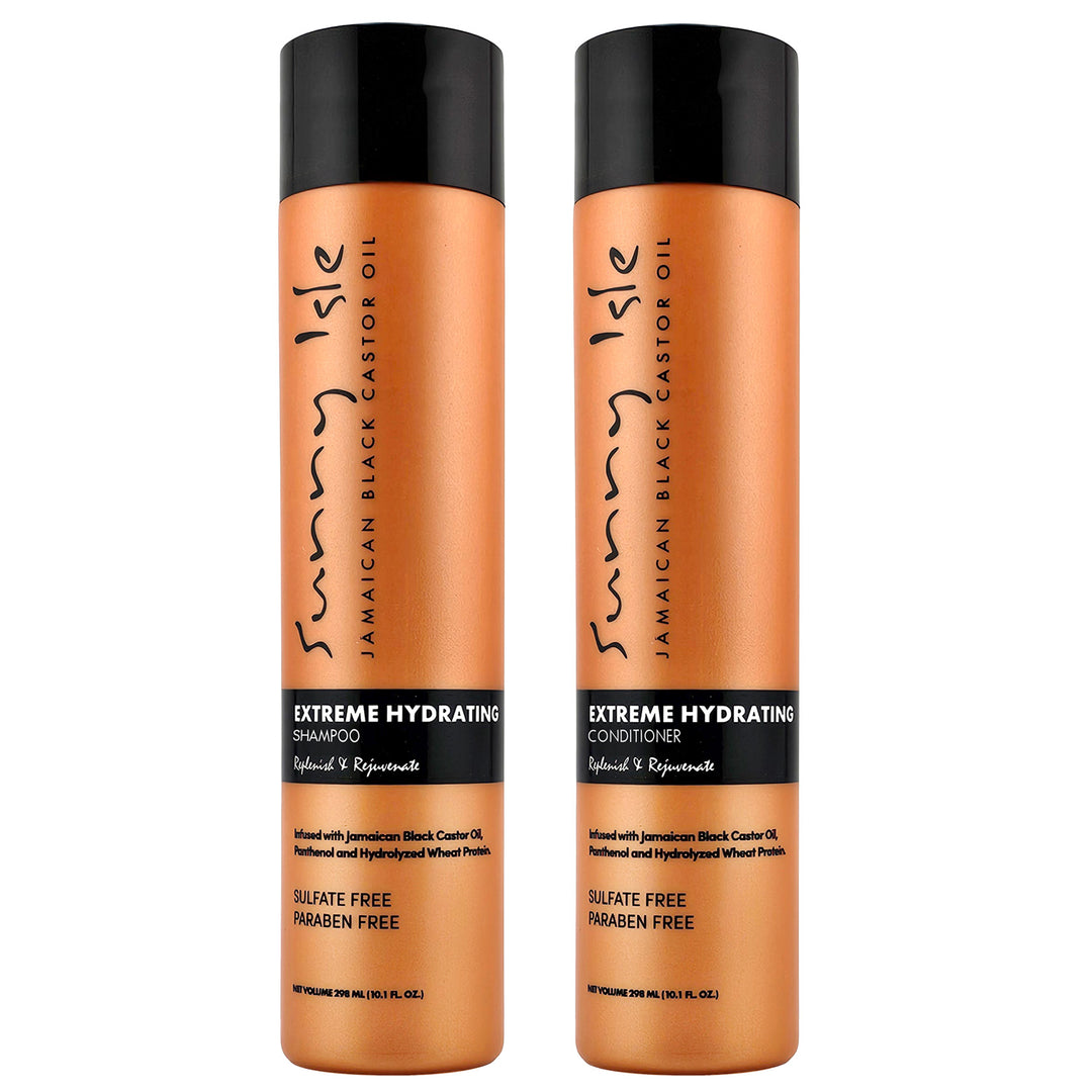 Sunny Isle Extreme Hydrating Shampoo and Conditioner Bundle 10.1oz