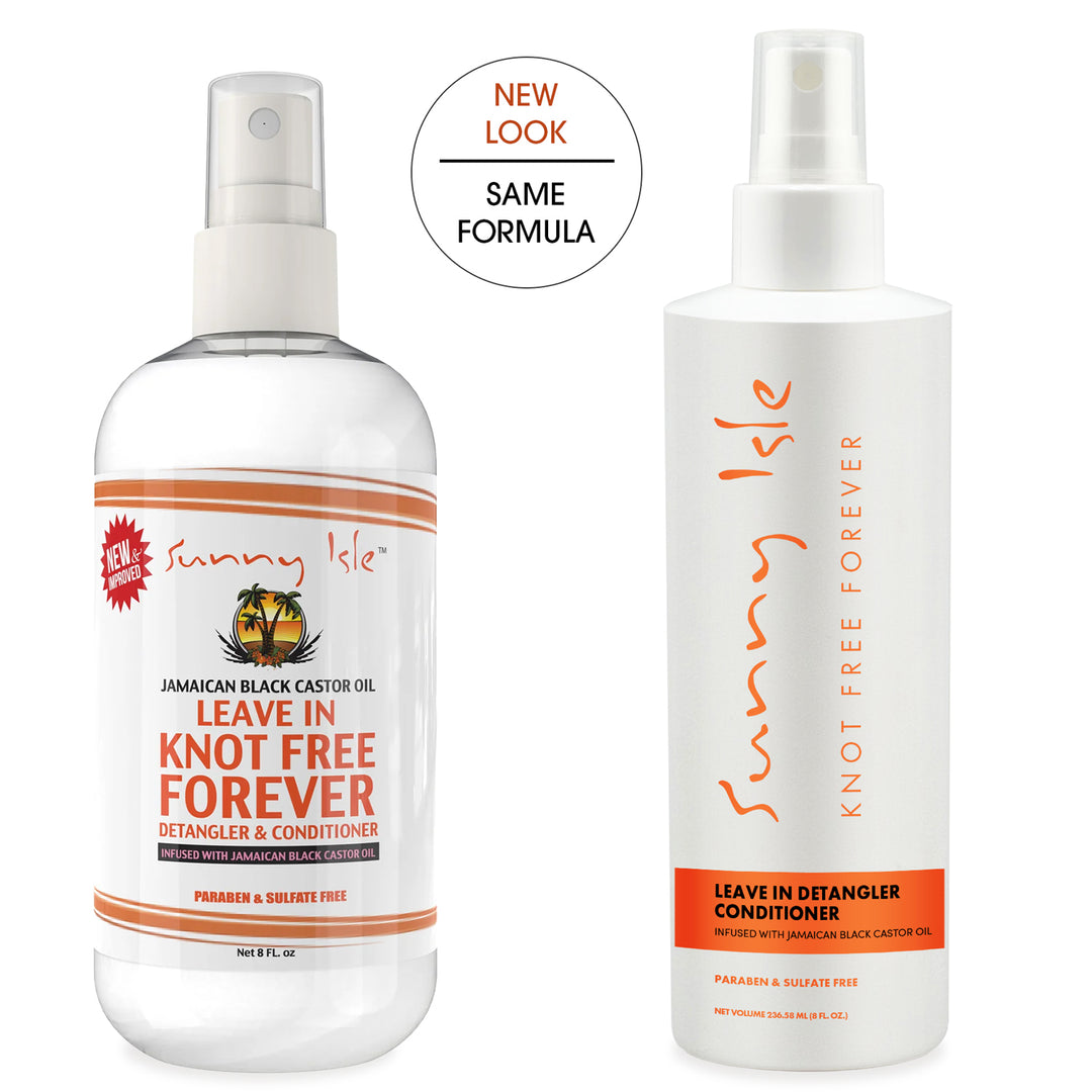 SUNNY ISLE Jamaican Black Castor Oil Knot Free Forever Leave in Detangler (8oz) SUNNY ISLE Jamaican Black Castor Oil Knot Free Forever Leave in Detangler (8oz)