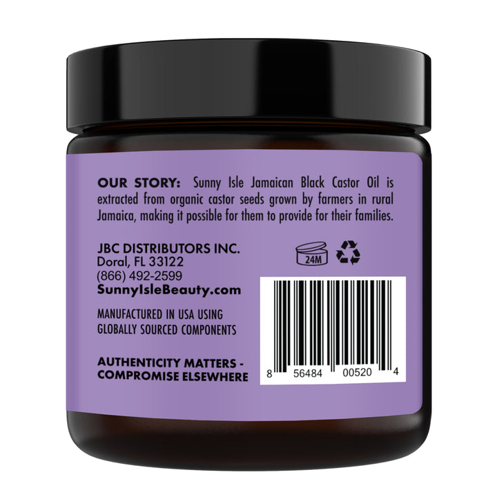 Sunny Isle Lavender Jamaican Black Castor Oil Hair Food Pomade