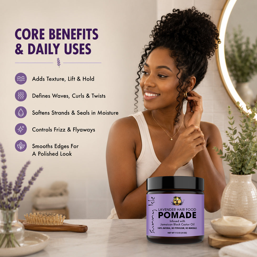 Sunny Isle Lavender Jamaican Black Castor Oil Hair Food Pomade