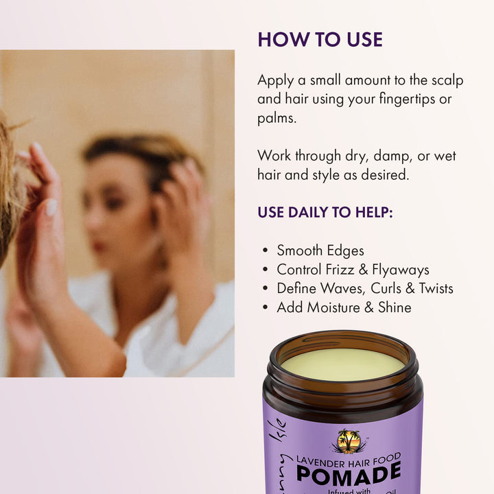 Sunny Isle Lavender Jamaican Black Castor Oil Hair Food Pomade