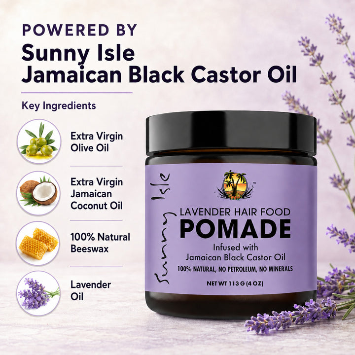 Sunny Isle Lavender Jamaican Black Castor Oil Hair Food Pomade