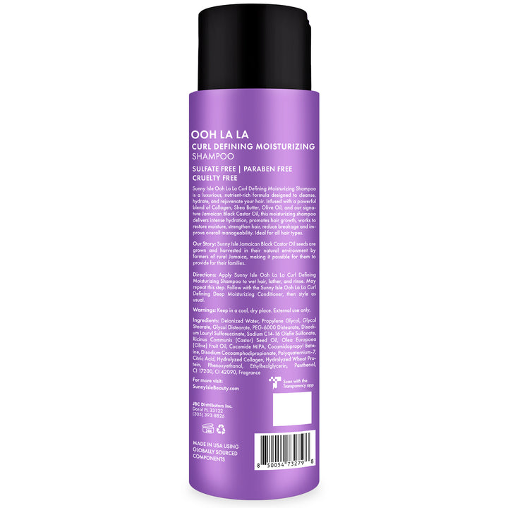 Sunny Isle Ooh La La Curl Defining Moisturizing Shampoo 12oz