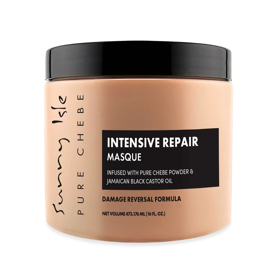 Sunny Isle Pure Chebe Intensive Repair Masque 16oz Infused with Jamaican Black Castor Oil