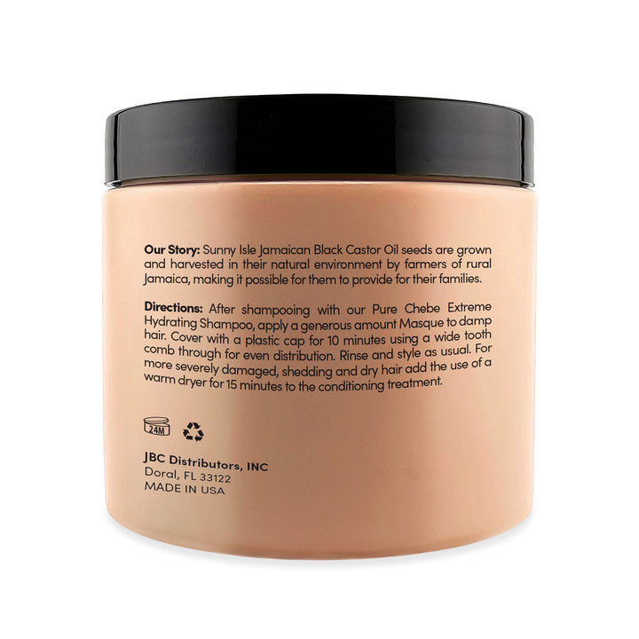 Sunny Isle Pure Chebe Intensive Repair Masque 16oz Infused with Jamaican Black Castor Oil - Directions