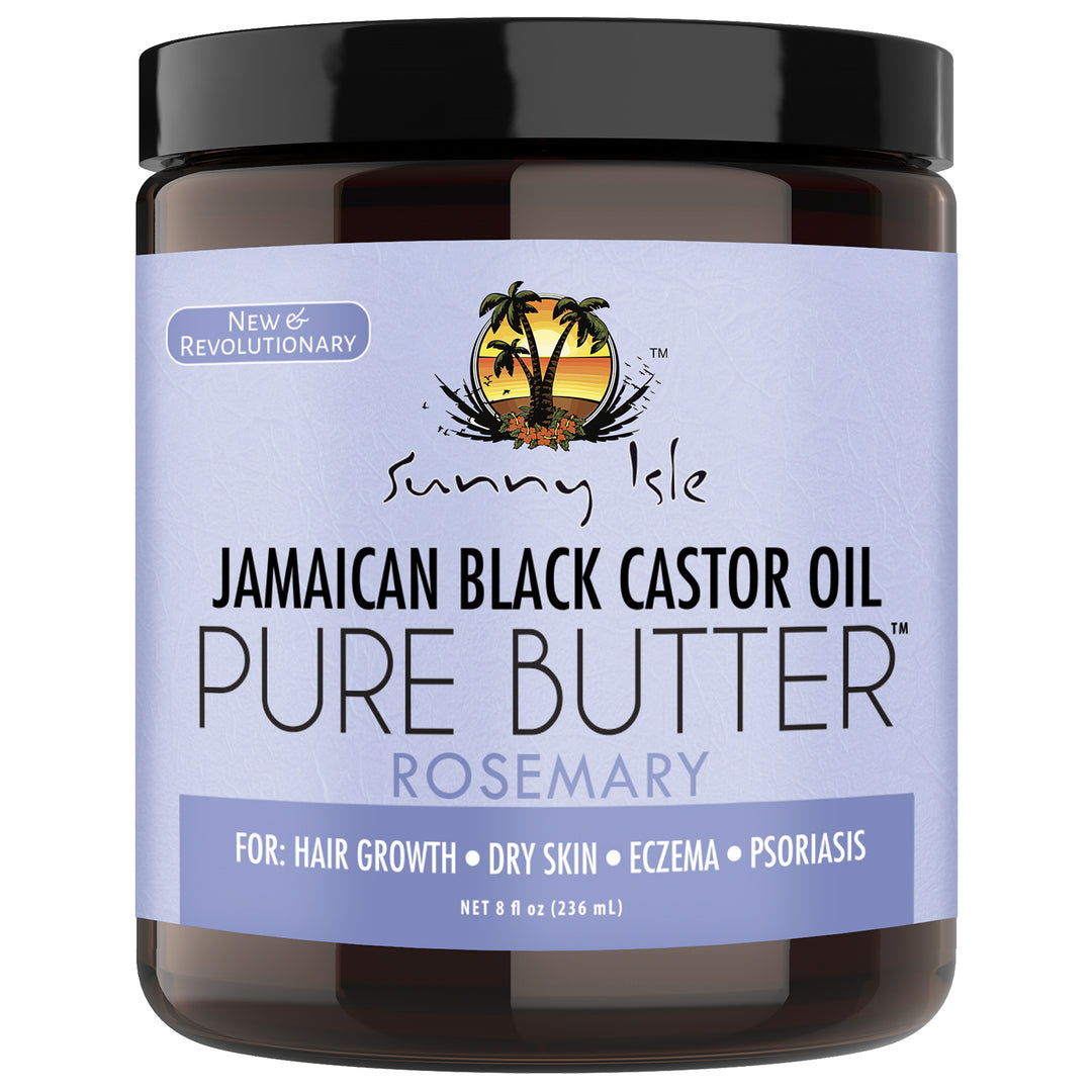 Sunny Isle ROSEMARY Jamaican Black Castor Oil PURE BUTTER 8oz