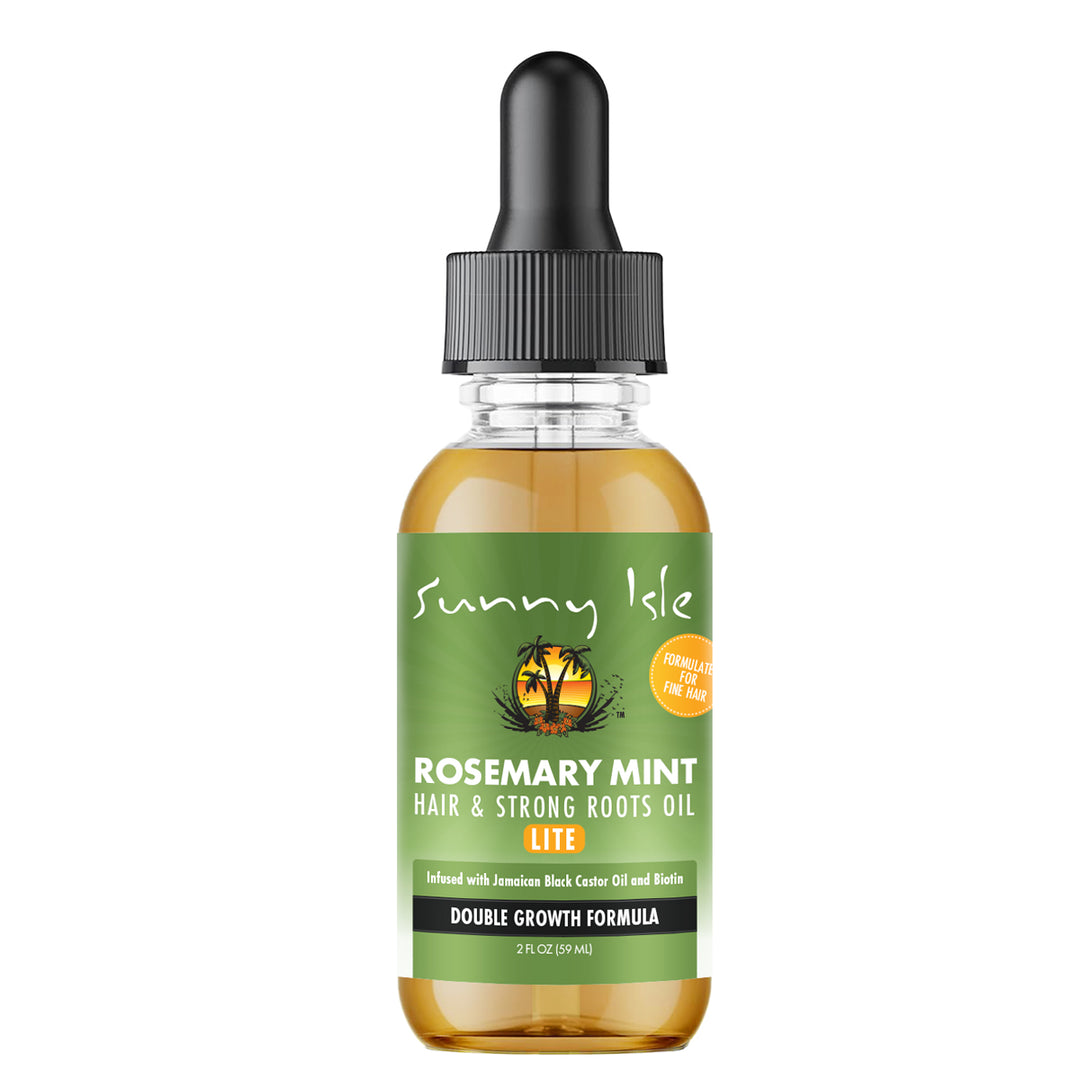 Sunny Isle Rosemary Mint Hair and Strong Roots LITE Oil 2oz